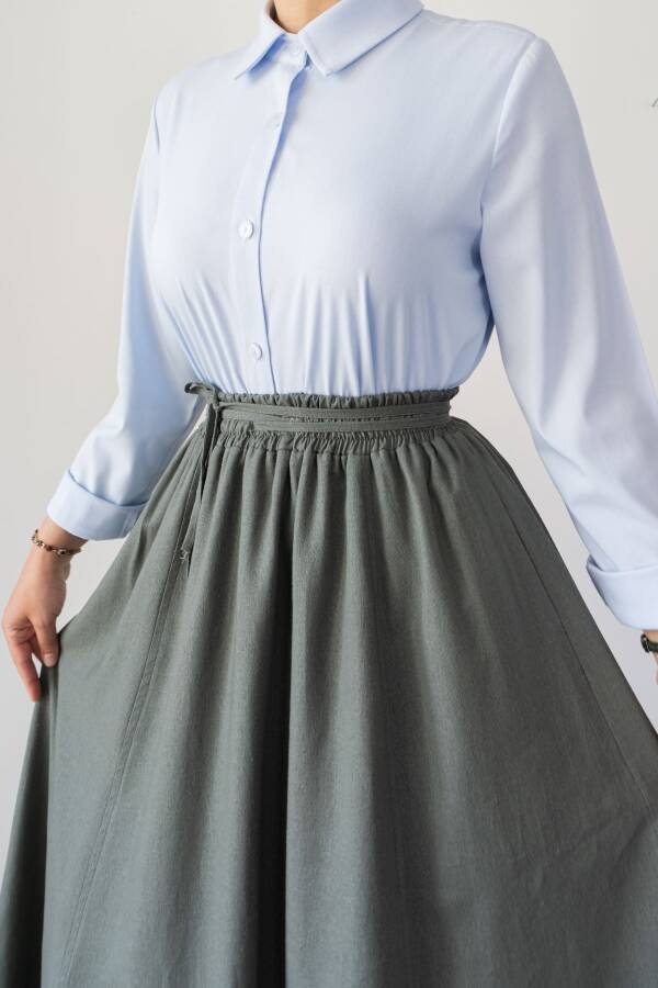 KETEN ETEK soğuk yeşil - 1