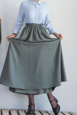 KETEN ETEK soğuk yeşil - 4