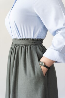 KETEN ETEK soğuk yeşil - 5