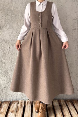 VİZON KAŞE ELBİSE - 3