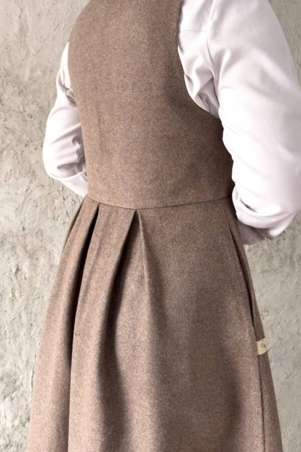 VİZON KAŞE ELBİSE - 5