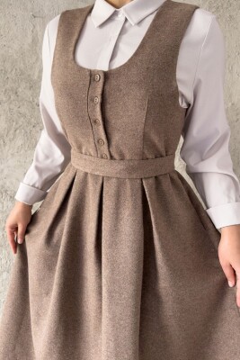 VİZON KAŞE ELBİSE - 6