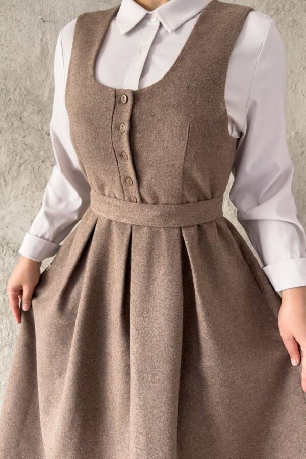 VİZON KAŞE ELBİSE - 6