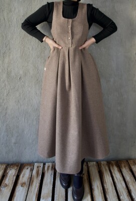 VİZON KAŞE ELBİSE - hrmonny