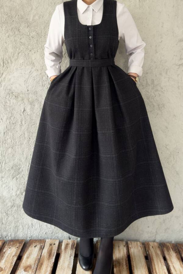 EKOSE YÜN-KAŞE ELBİSE - 6